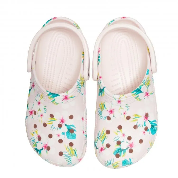 כפכפי קרוקס קלוג קלאסיות בהדפס קייצי Crocs Seasonal Clog 205706-6PQ