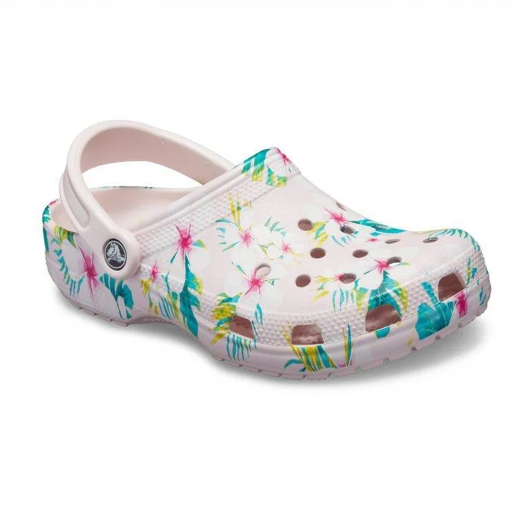כפכפי קרוקס קלוג קלאסיות בהדפס קייצי Crocs Seasonal Clog 205706-6PQ