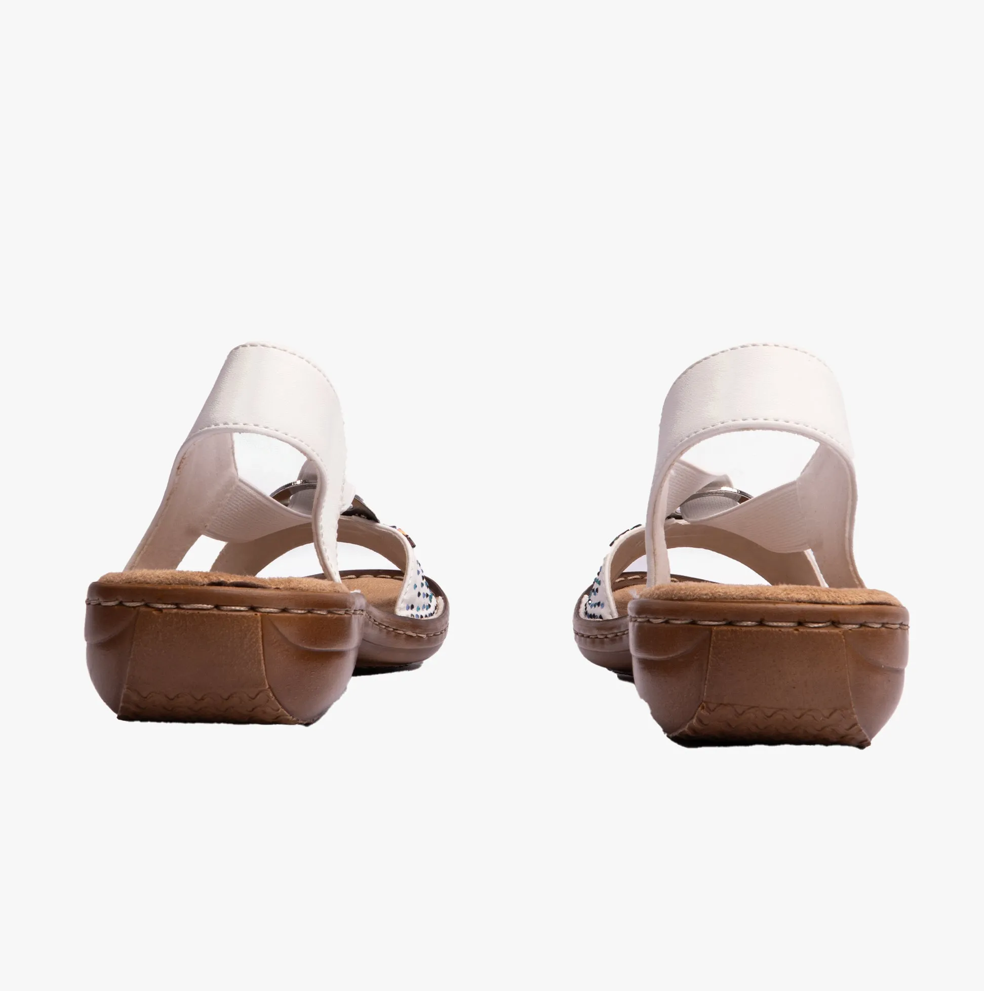 60880-80 Womens Sandals White