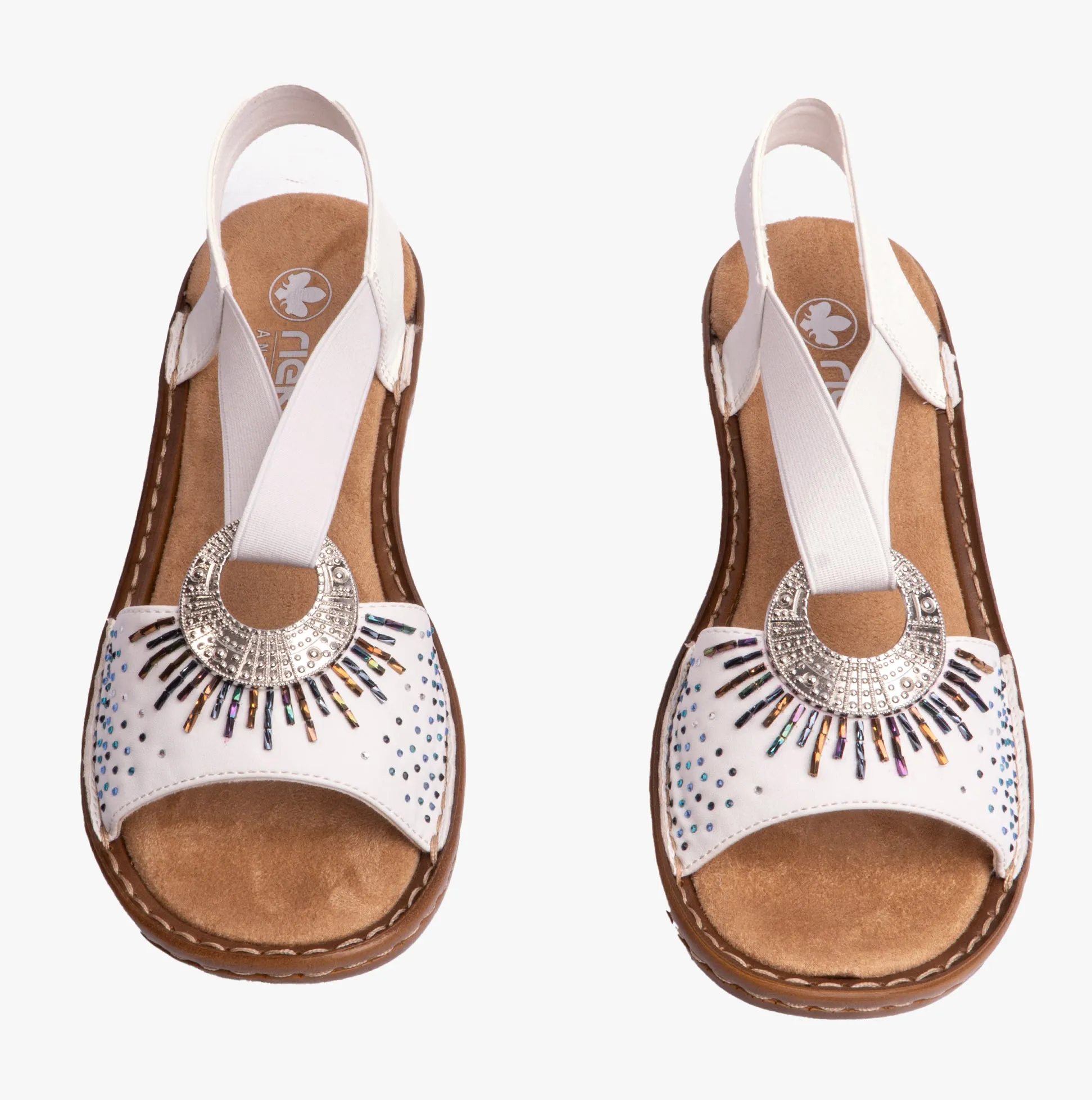 60880-80 Womens Sandals White