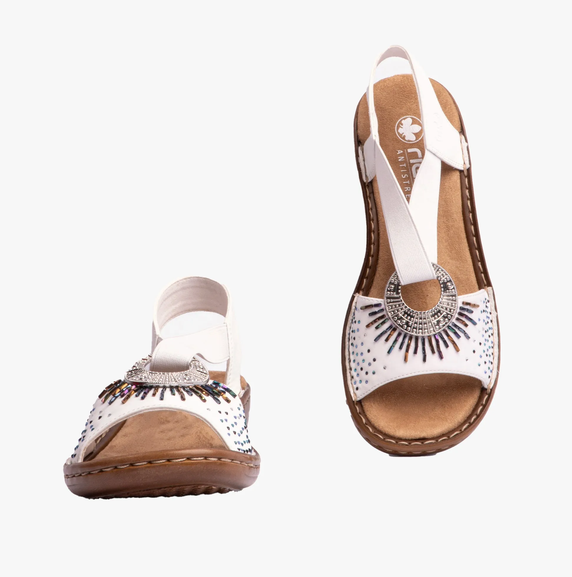 60880-80 Womens Sandals White