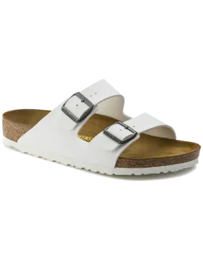 Arizona Birko Flor Sandals in White