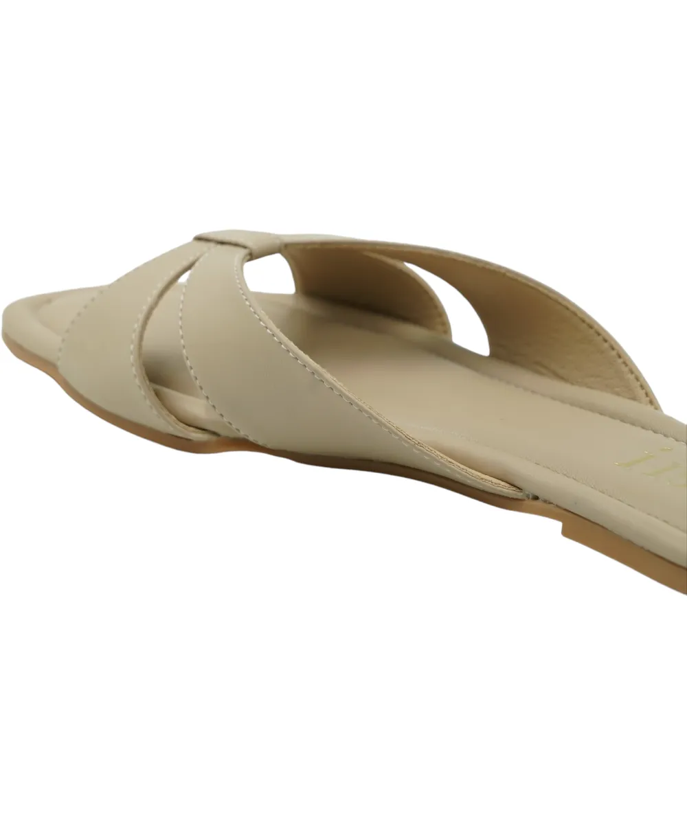 Beige Tokyo Flats