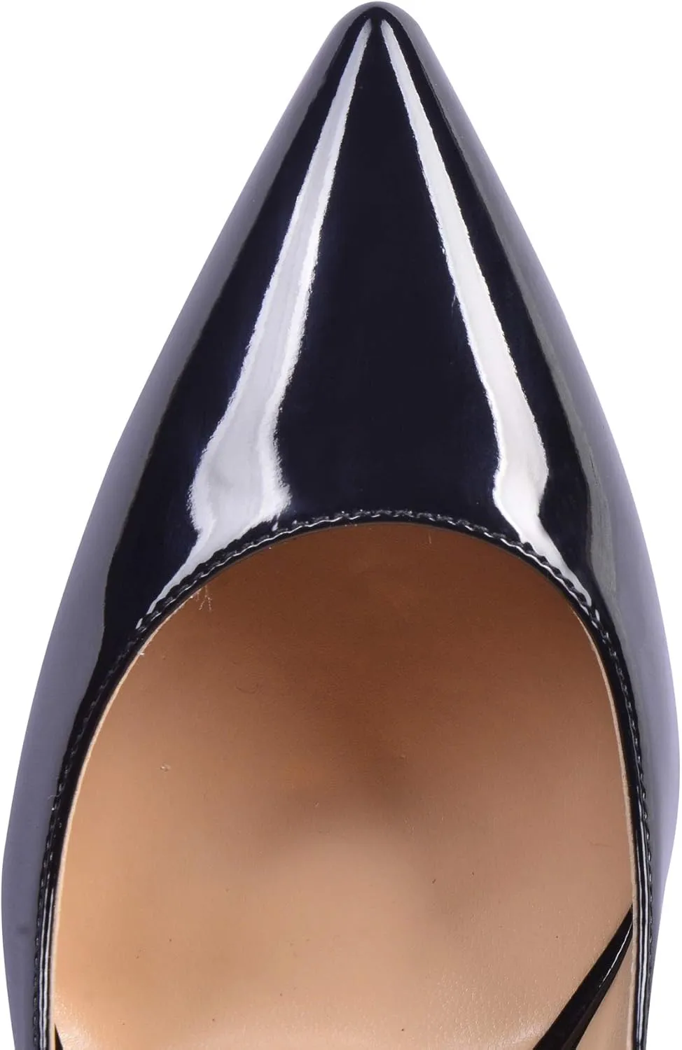 Eldof Womens High Heel Pumps, Pointy Toe Sexy Elegant Stiletto Heels 4inches Slip on Party Wedding Comfort Classic High Heels