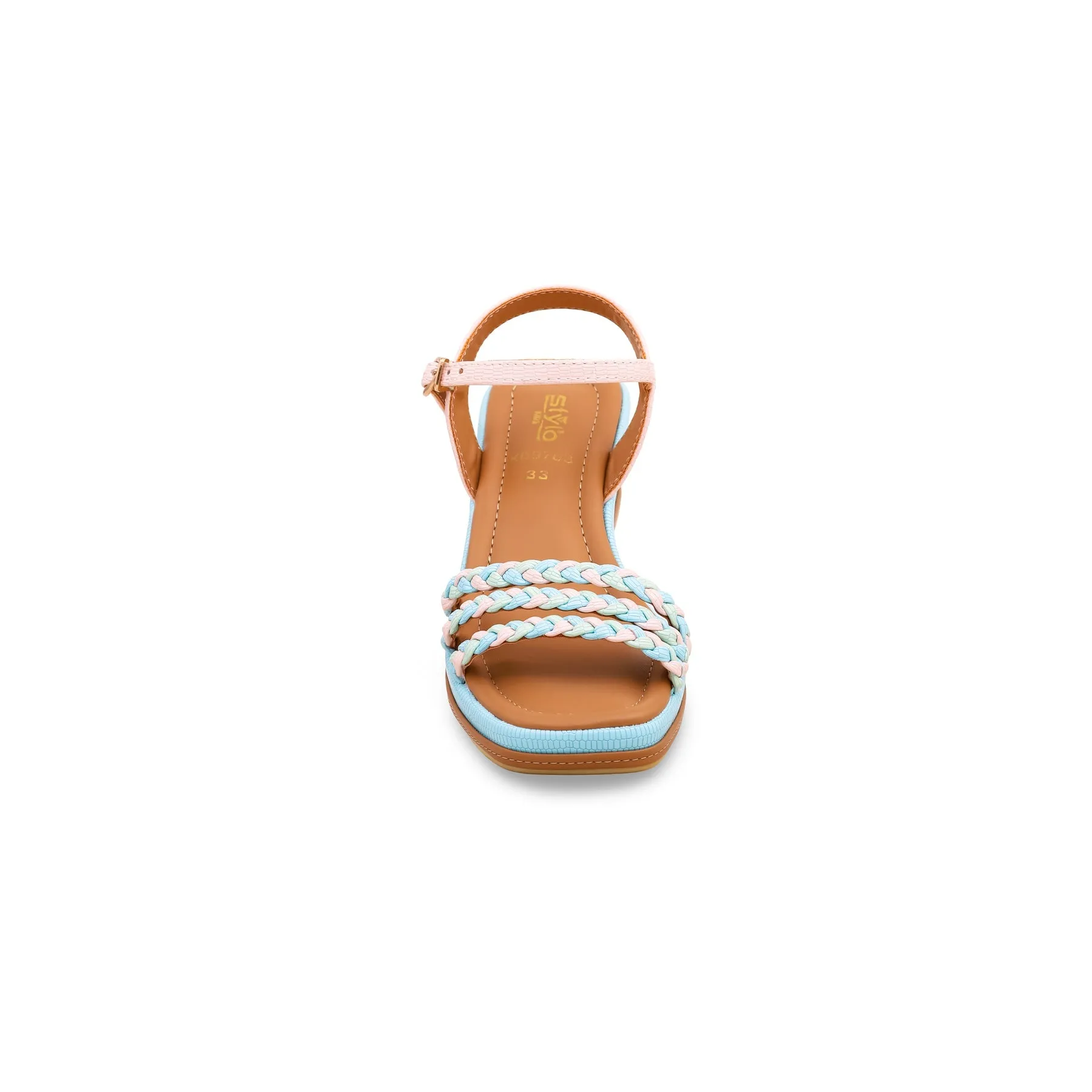 Girls Sky Blue Formal Sandal KD9703