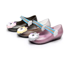 Girls Summer Soft Unicorn Rubber Breathable Waterproof Sandals Jelly Shoes