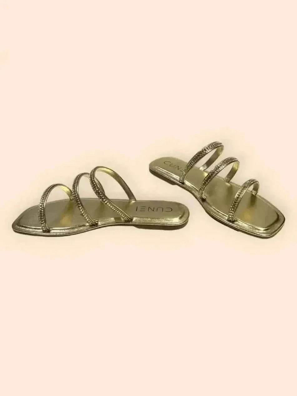 Golden Shimmer Flats
