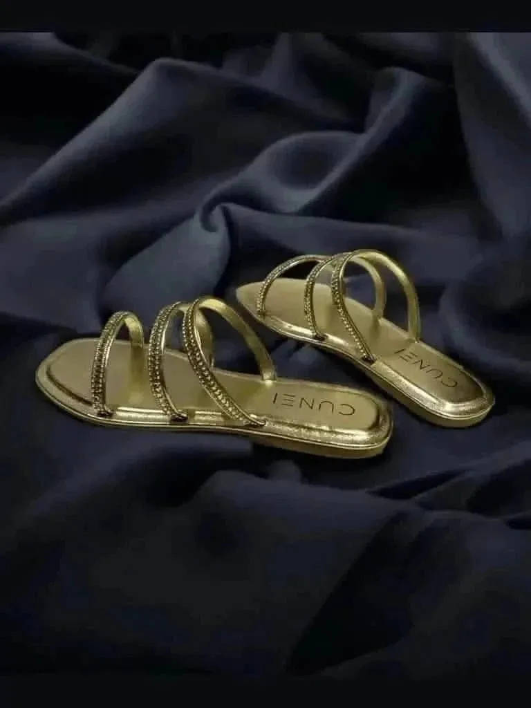 Golden Shimmer Flats