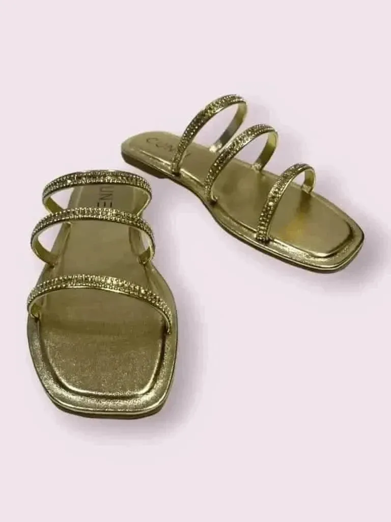 Golden Shimmer Flats