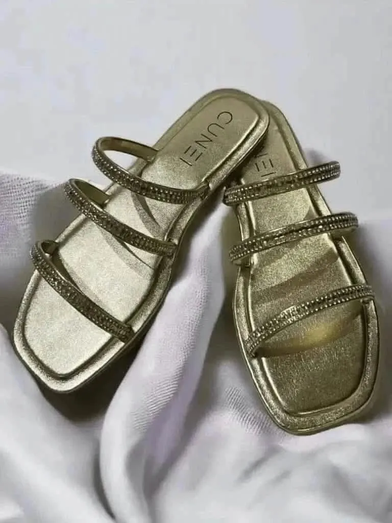 Golden Shimmer Flats