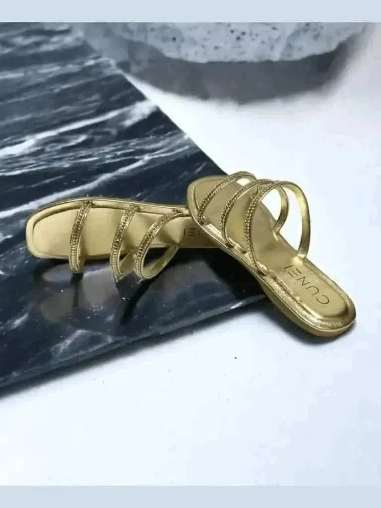 Golden Shimmer Flats