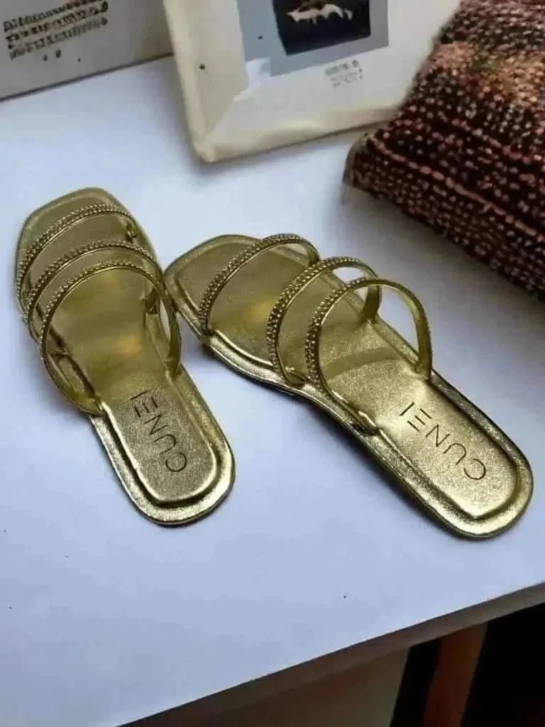 Golden Shimmer Flats