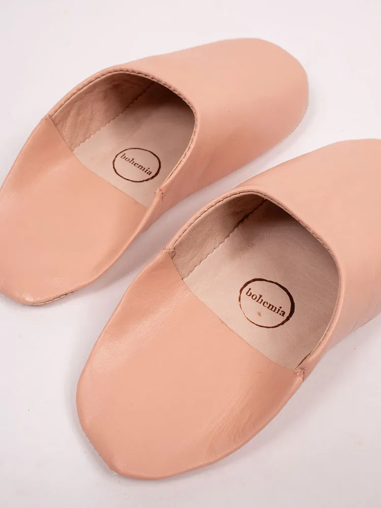 Handmade Babouche Slippers | Nude