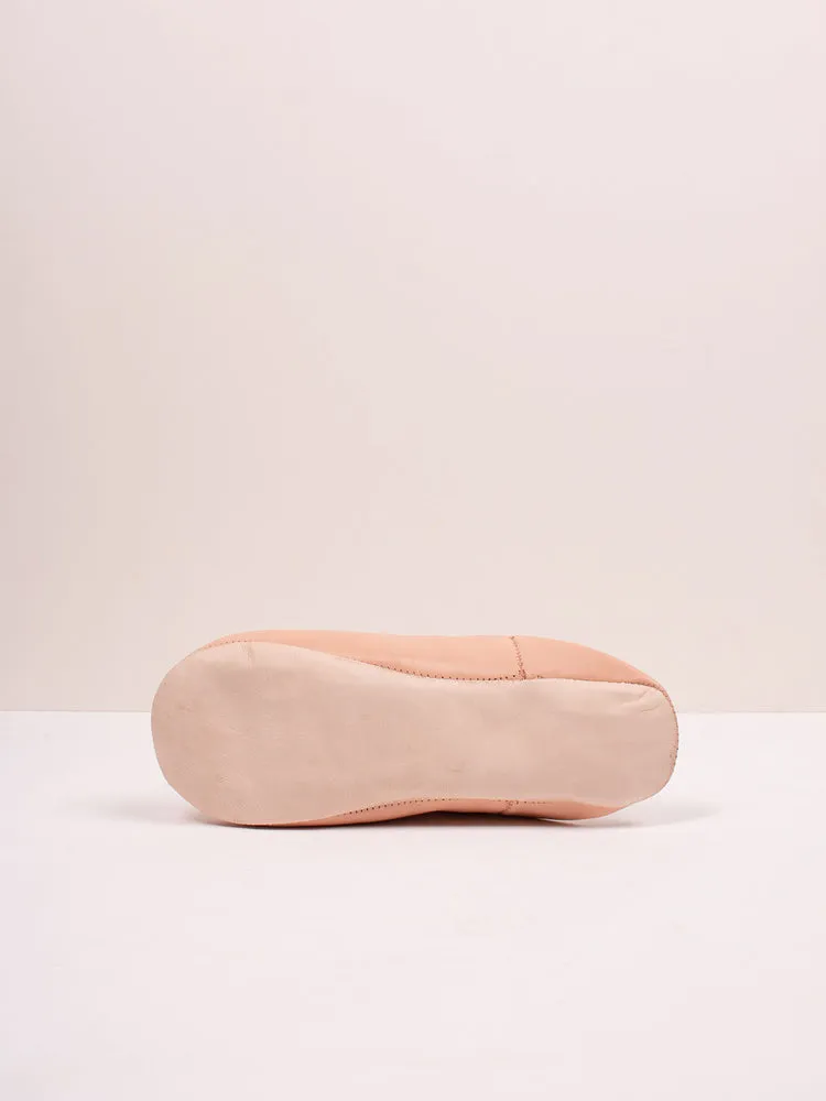 Handmade Babouche Slippers | Nude