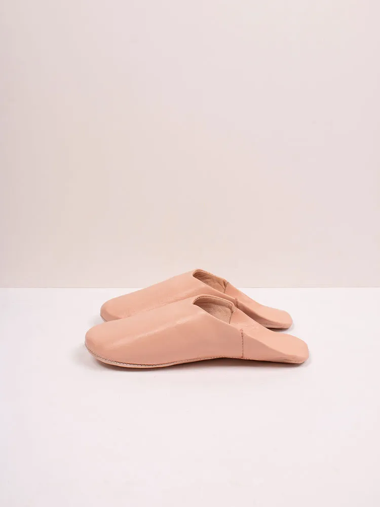 Handmade Babouche Slippers | Nude