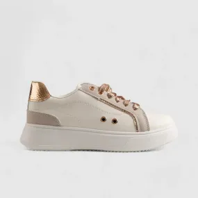 K7 Lizette Sneaker White/Rose Gold