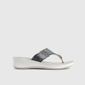 Ladies Comfort Sandals SE001 Black