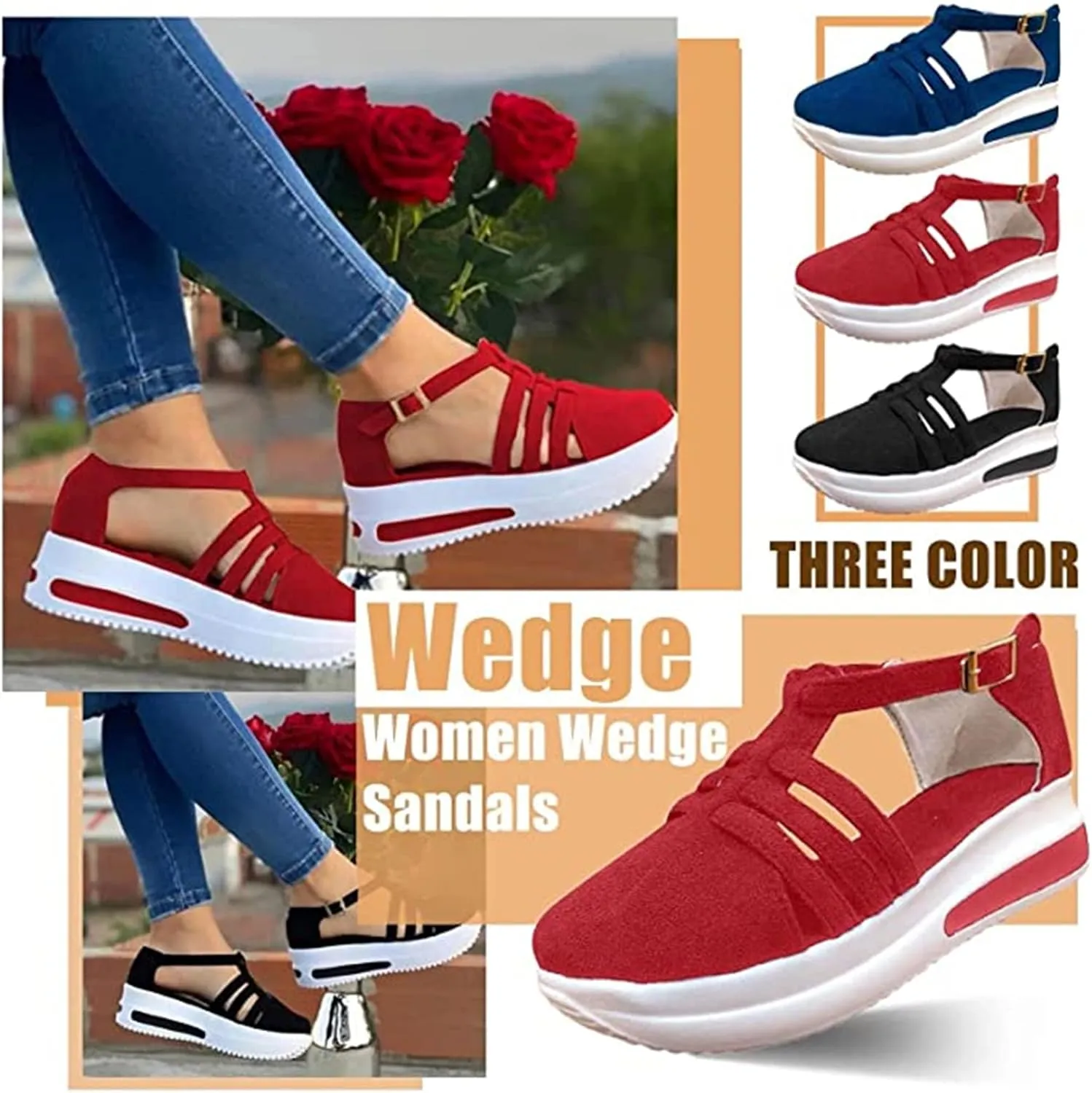 Lausiuoe Platform Shoes For Women Sneakers Comfortable Casual Fashion Walking Shoes Soft Breathable Slip On Running Shoe