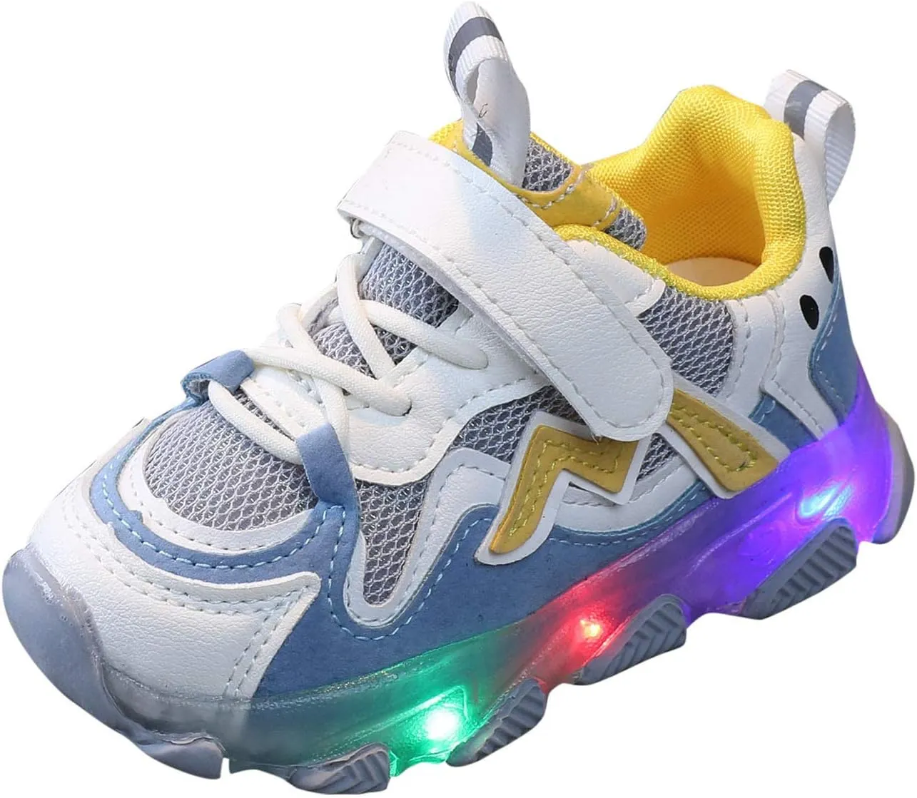 LED Shoes Kids Luminous Sneakers Sport Leisure Soft Shoes Toddler Girls Boys Non Slip Breathable Lightweight Trainers