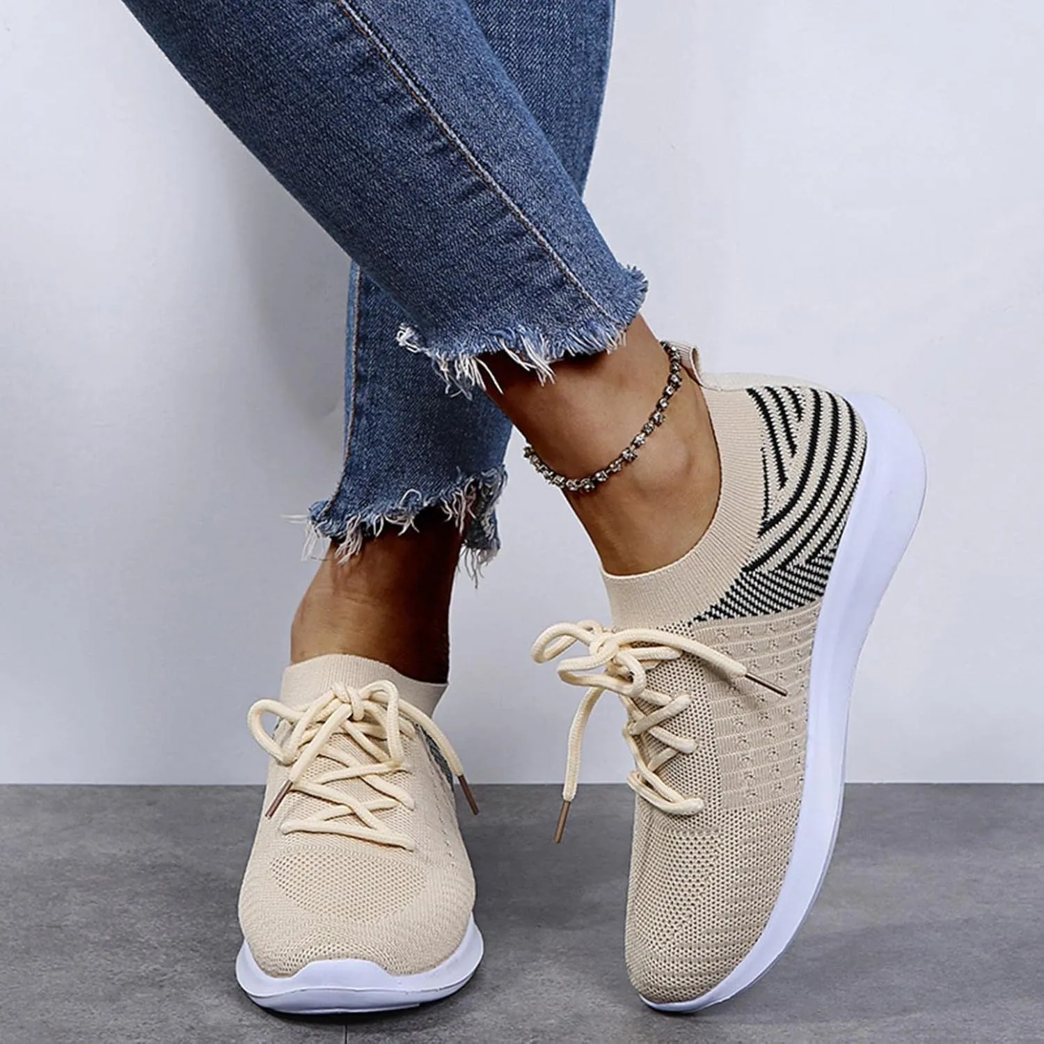 Masbird Sneakers for Women Walking Shoes Sport Sneakers Outdoor Breathable Running Shoes Fitness Mesh Women's Sneakers