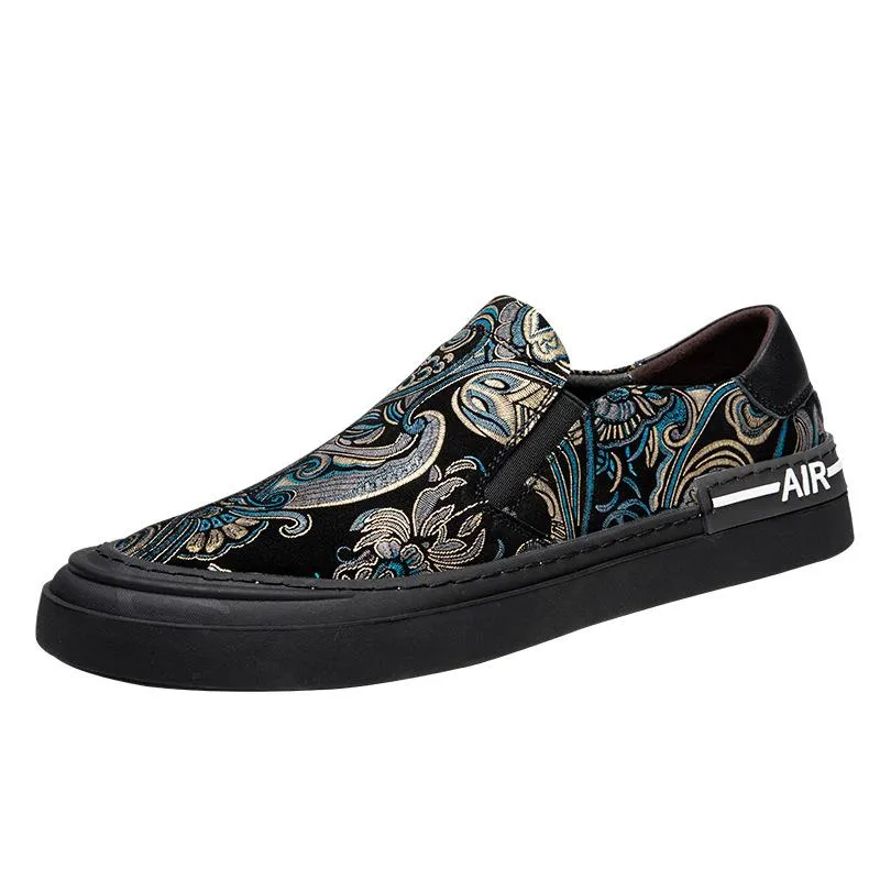 Men's Autumn Genuine Leather Slip-On Loafers