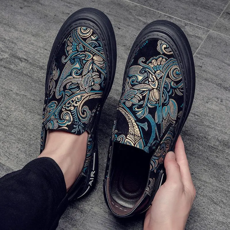 Men's Autumn Genuine Leather Slip-On Loafers
