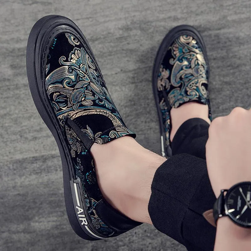 Men's Autumn Genuine Leather Slip-On Loafers