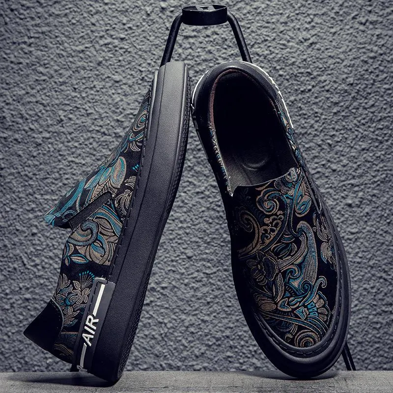 Men's Autumn Genuine Leather Slip-On Loafers