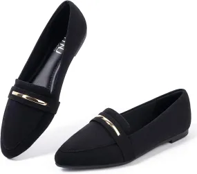 MUSSHOE Flats Shoes Women Pointed Toe Womens Flats Loafers