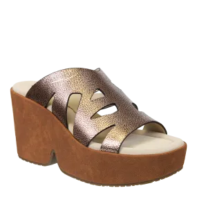 NAKED FEET - BRIO in GOLD Heeled Sandals