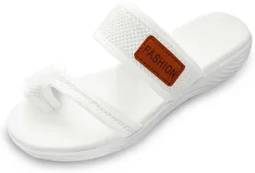 Orthopedic Sandals for Women Breathable Mesh Slide Flip Flops Arch Support Sandals Comfortable Beach Sandals