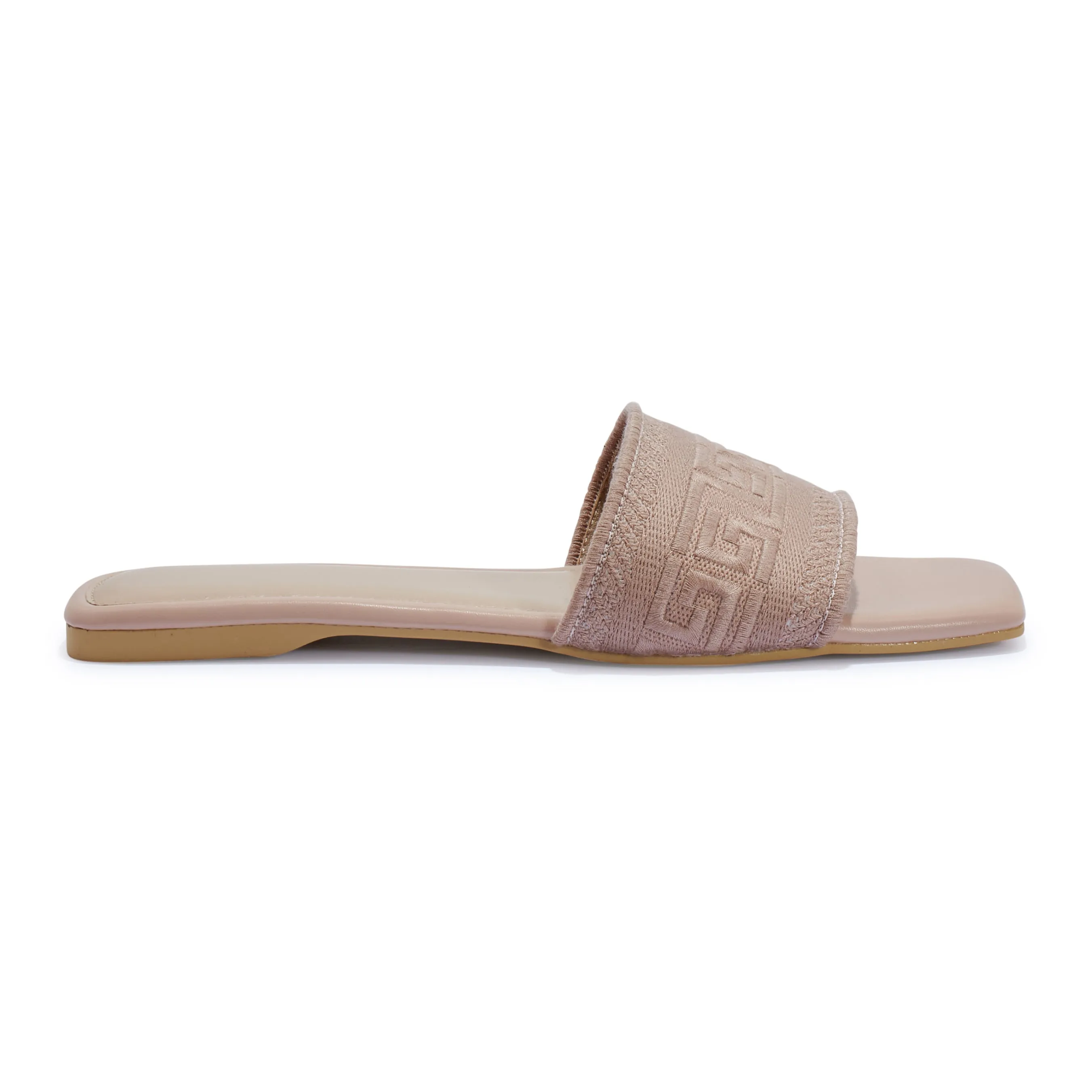 PARKER30 EMBROIDERY BAND FLAT SANDAL