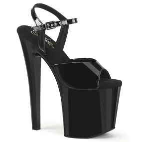 Pleaser Enchant-709-Black-Size 5-Clearance