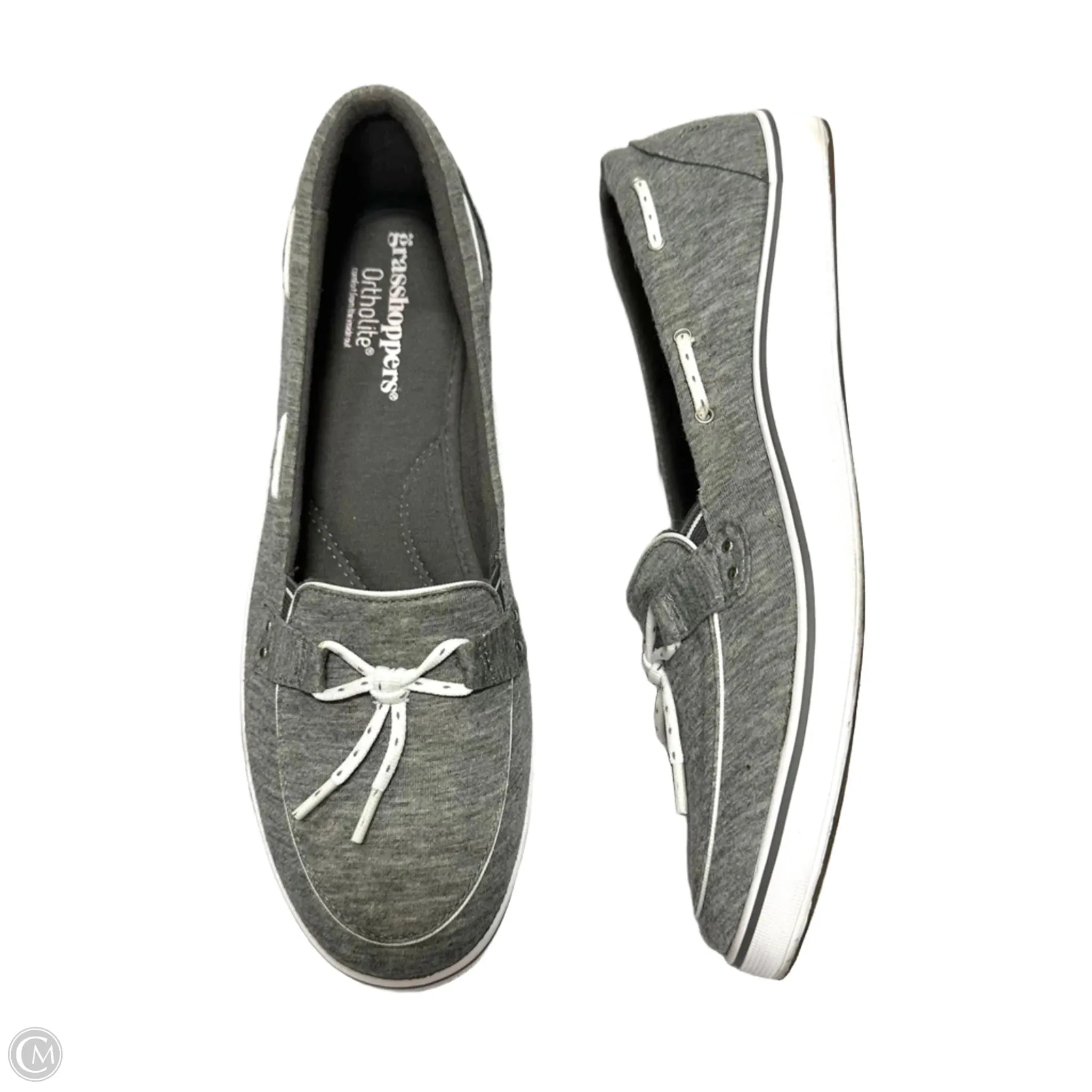 Shoes Flats By Grasshoppers In Grey, Size: 10