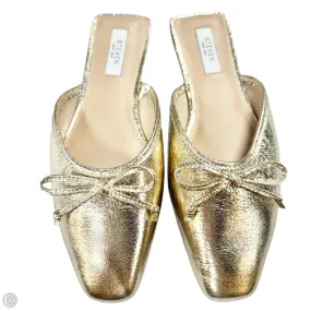 Shoes Flats By Steve Madden In Gold, Size: 8