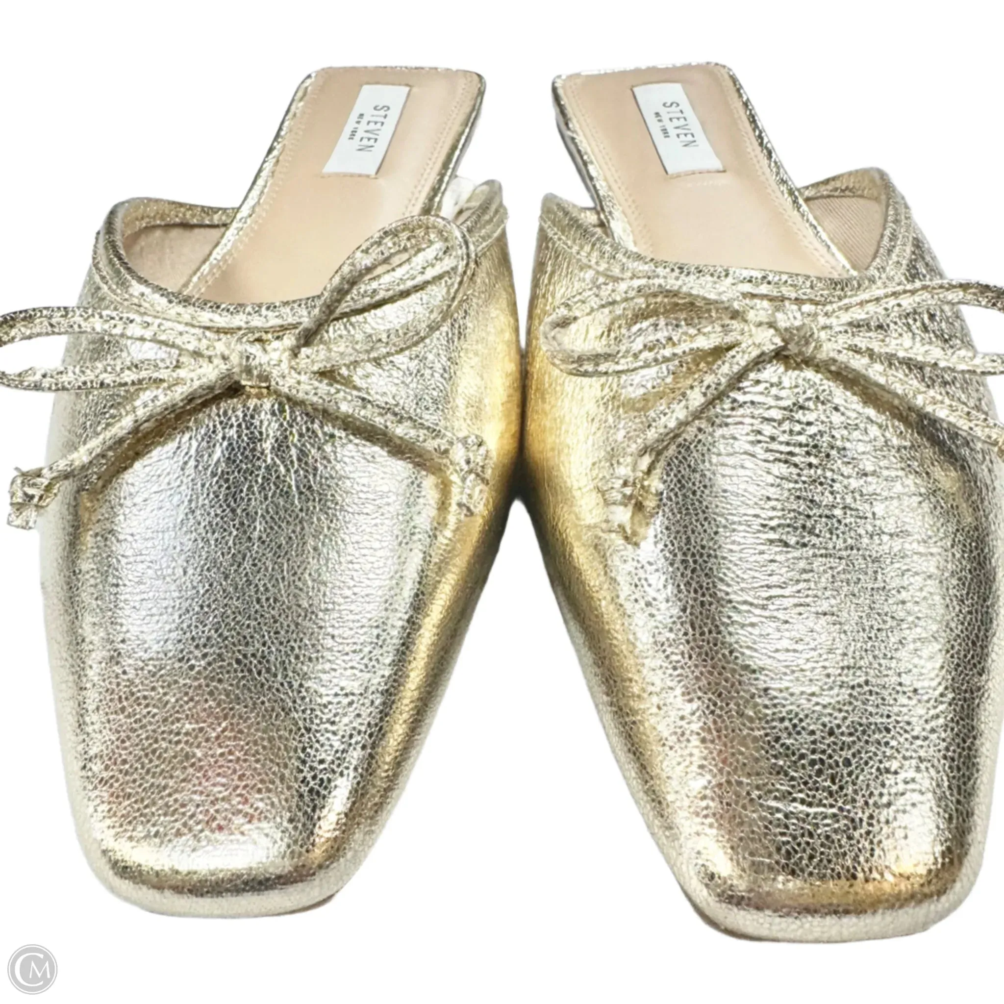 Shoes Flats By Steve Madden In Gold, Size: 8